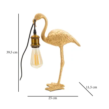 LAMPA STOŁOWA FLAMINGO 25X11,5X39,5 cm